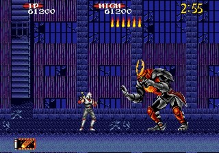 une photo d'Ã©cran de Shadow Dancer - The Secret of Shinobi sur Sega Megadrive